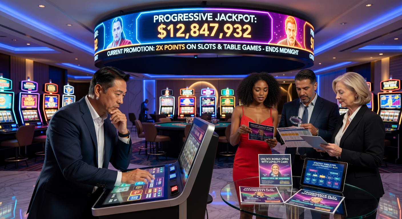Spieler analysieren Casino-Promotions und progressive Jackpots in einer digitalen Umgebung